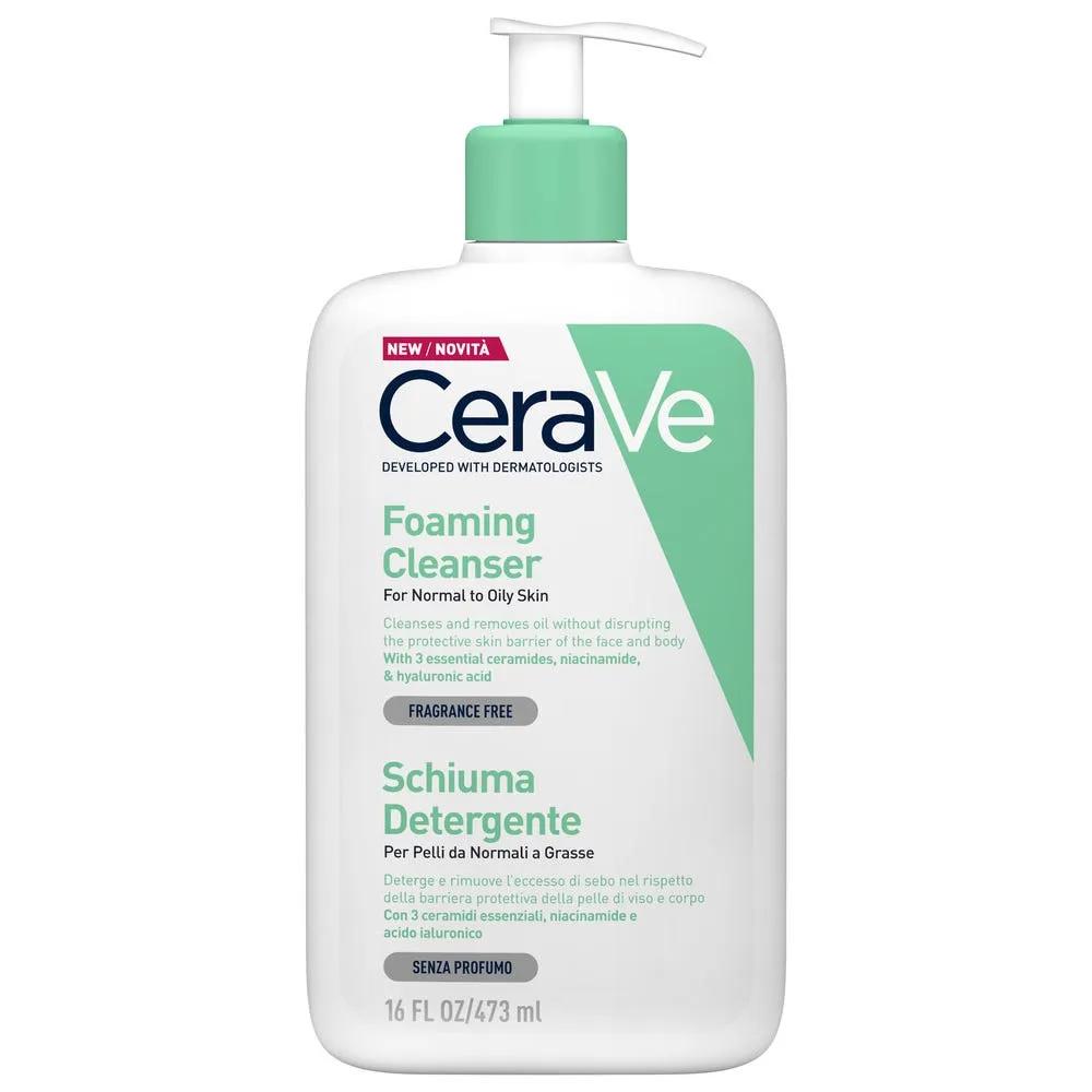 CeraVe Schiuma Detergente Viso Pelle Grassa Seboregolatrice 473 ml