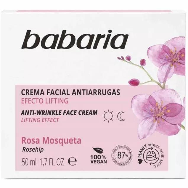 Babaria Crema Facial Antiarrugas Rosa Mosqueta 50 ml