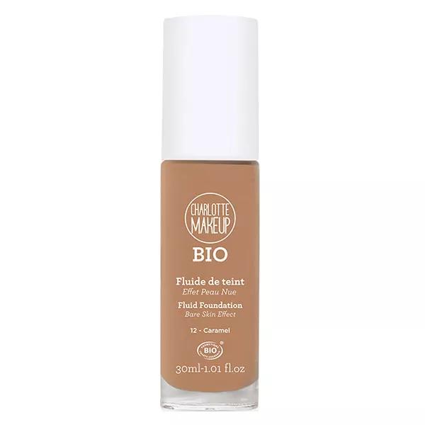 Base de maquillaje Charlotte Bio Fluid n.° 12 Caramelo 30 ml
