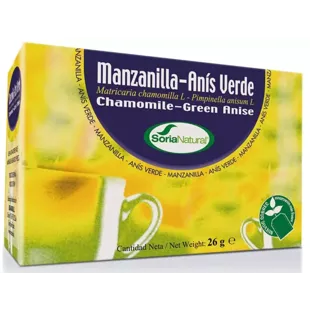 Soria Natural Infusión Manzanilla con Anís 20 Filtros