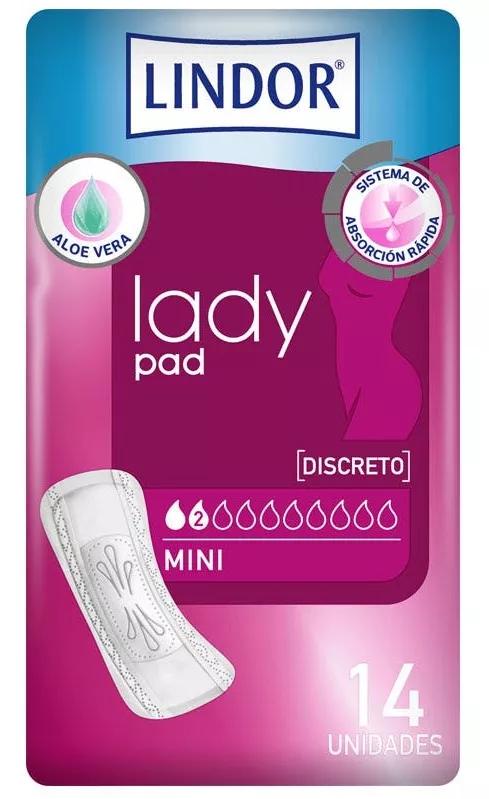 Lindor Lady Pad Mini Kompressen 14Uds