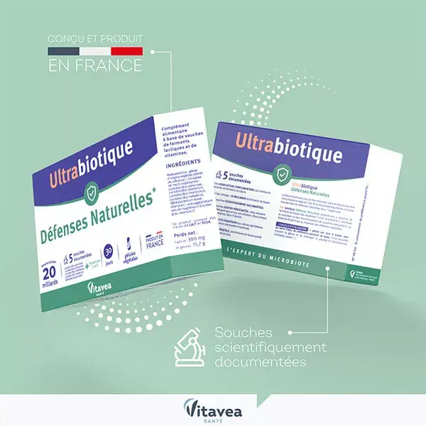 Vitavea Ultrabiotic Natural Defenses & Immunity 30 capsules
