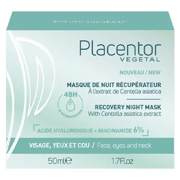 Placentor végétal Masque de Nuit Récupérateur 50ml