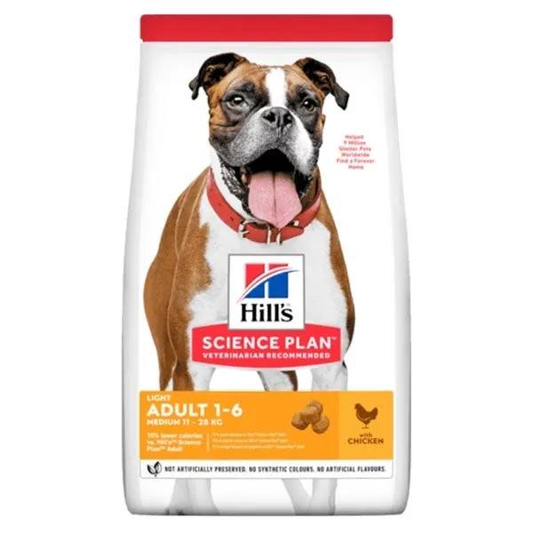 Hill's Science Plan Adult Light Mangime Secco Per Cane 12Kg