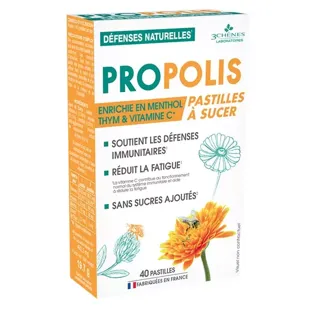 Les 3 Chênes Propolis Pasticche da Succhiare 40 pastiglie