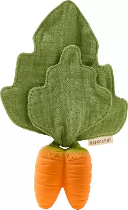 Oli&Carol Cathy The Carrot Mini Doudou-Beißring +0m