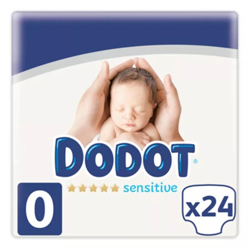 Dodot Sensitive Pañal Primeras Semanas T/0 Hasta 3 kg 24 uds