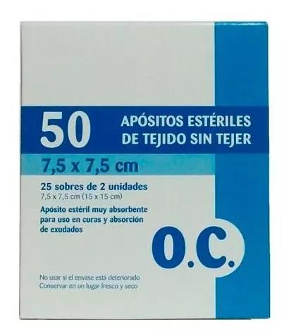 Oc Compresa Estéril Tejido Sin Tejer 7,5x7,5 cm 50 uds