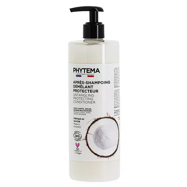 Phytema Hair Care Après-Shampoing Démêlant Protecteur Bio 500ml