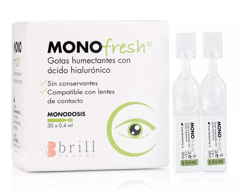 Larmes Artificielles Monofresh Monodose 30 x 0,4 ml