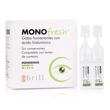 Brill Pharma Monofresh Lágrimas Artificiales Monodosis 30 x 0,4 ml - Atida
