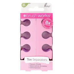 Brushworks Lot de 4 paires de séparateurs orteils