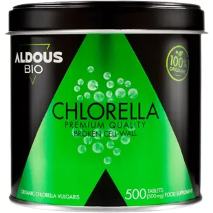Aldous Bio Chlorelle Bio 500 Comprimés