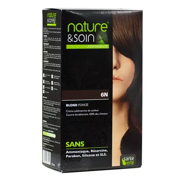 Santé Verte Nature & Soin Coloration Permanente Blond Foncé 6N