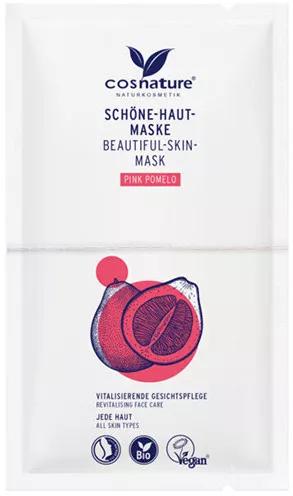 Cosnature Bio-Gesichtsmaske mit rosa Grapefruit, 2 x 8 ml