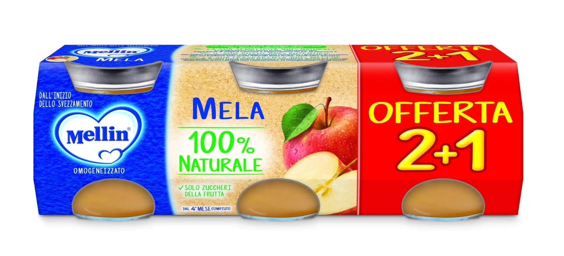 Mellin Omogeneizzato Di Frutta Mela 3x100 g