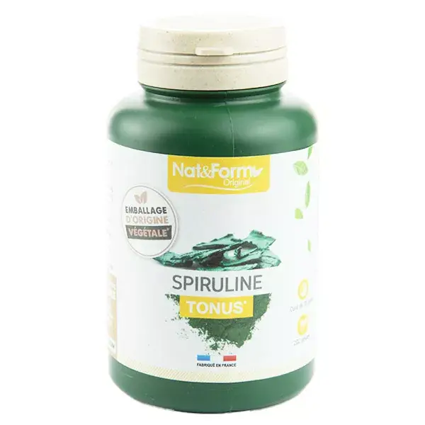 NAT & Form naturally Spirulina 200 capsules