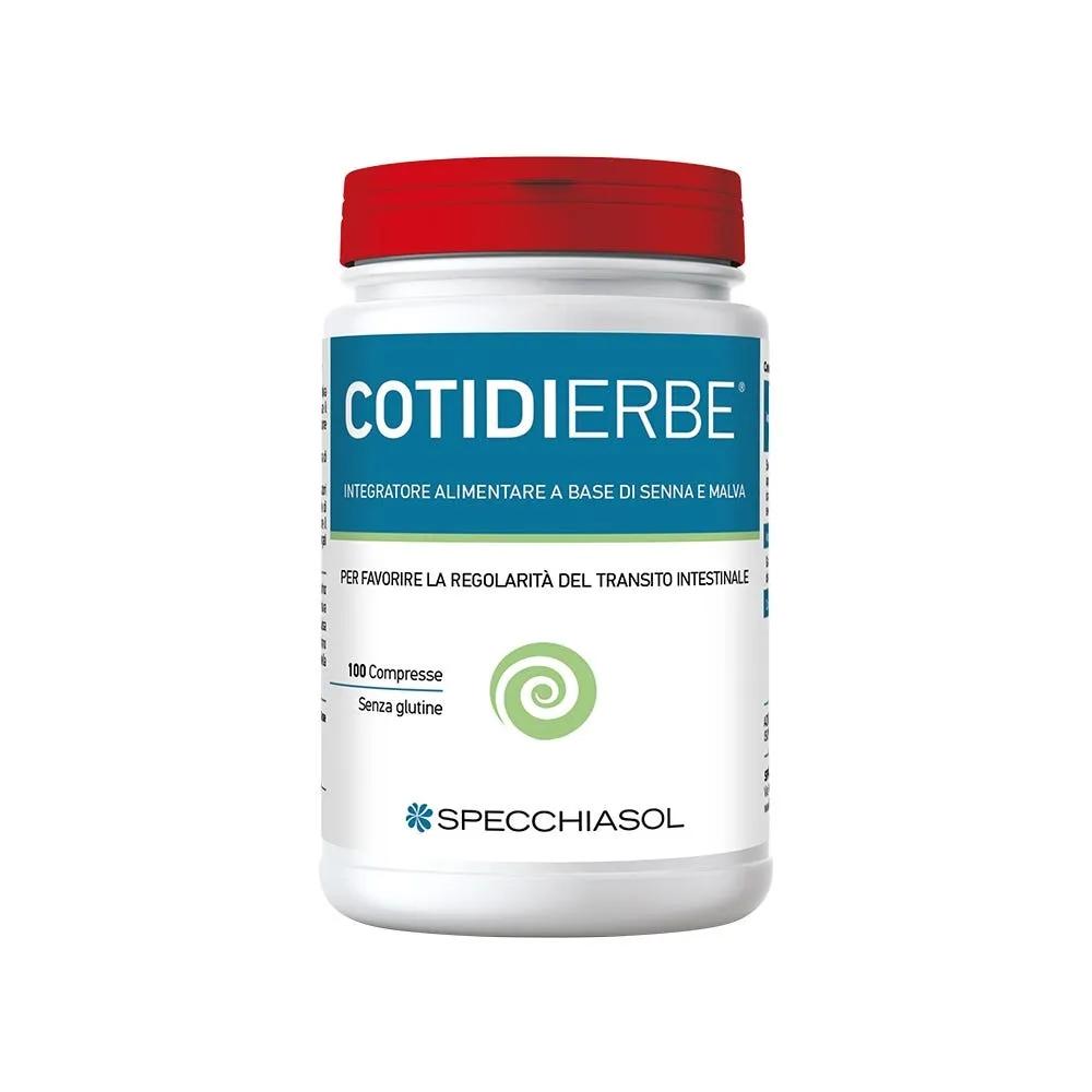 Specchiasol Cotidierbe Integratore Transito Intestinale 100 Compresse