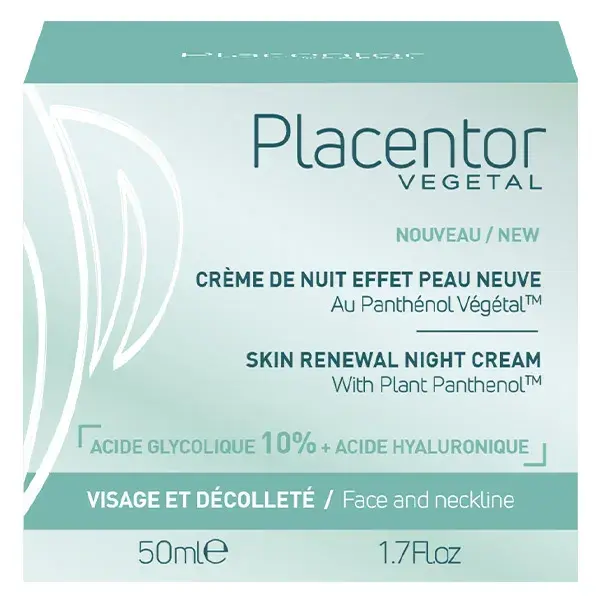 Placentor végétal Crème de Nuit Effet Peau Neuve 50ml