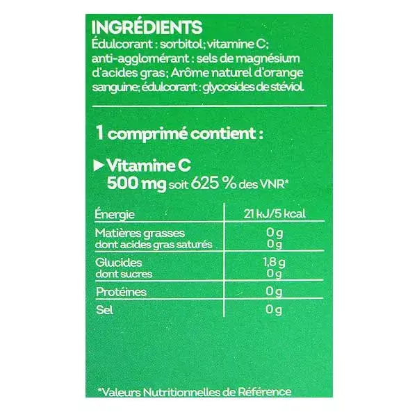 Nutrisanté vitamin C 500 mg chewable tablets 24