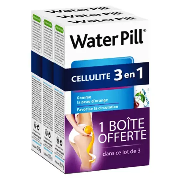 Nutreov Physcience WaterPill Cellulite Lot de 3 x 20 comprimés
