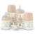 Suavinex Birdies Set: Slow Flow Baby Bottle 2x150ml + Medium Flow Baby Bottle 2x270ml + Pink Pacifier 0-6m
