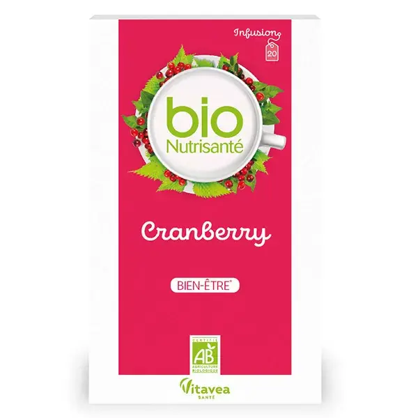 Vitavea - BioNutrisanté - Infusion Cranberry - 20 sachets