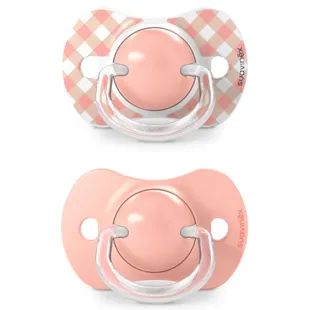 Suavinex Wild&amp;Free Pacifier Silicone Physiological Teat SX Pro Pink 0-6m 2 pcs