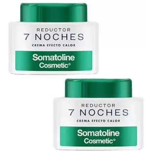 Somatoline Reductor 7 Noches Crema Efecto Calor 2x400 ml