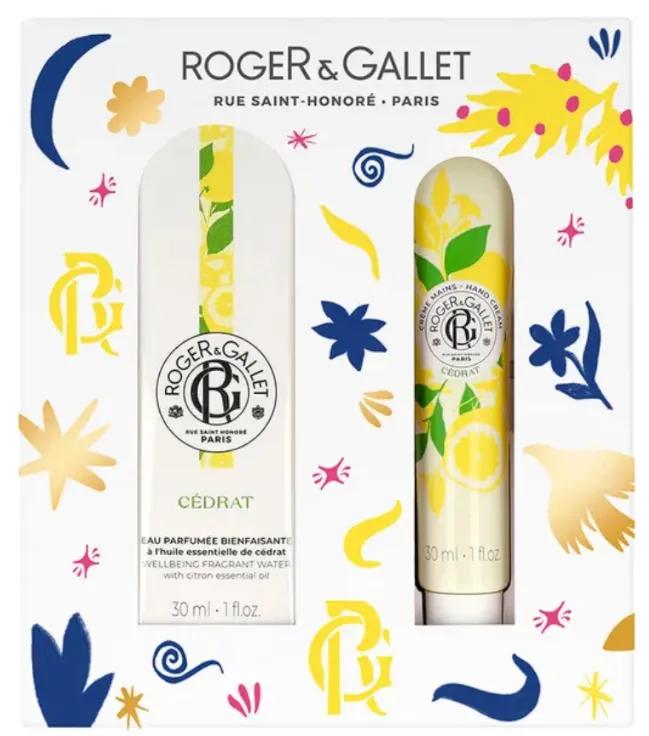 Roger&amp;Gallet Cédrat Eau Parfumée Bien-être 30 ml + Crème Mains 30 ml