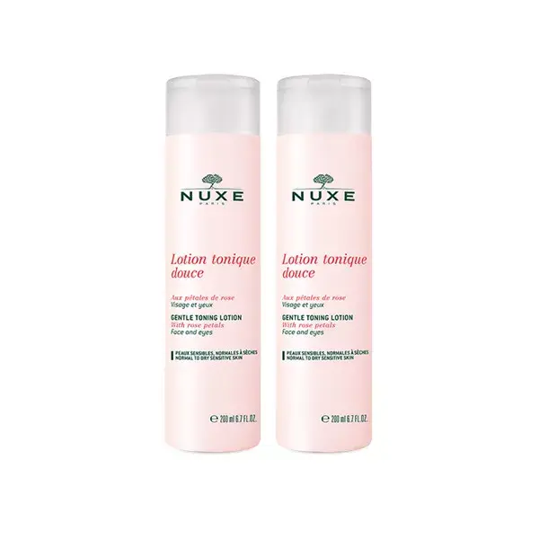 Nuxe Gentle Toning Lotion Face & Eyes 2 x 200ml 