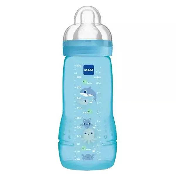 MAM Easy Active 2nd Age Bottle +6m Blue 330ml