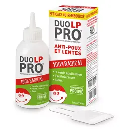 Duo-LP Pro Lotion Anti-Poux et Lentes 150ml + Peigne Anti-Poux