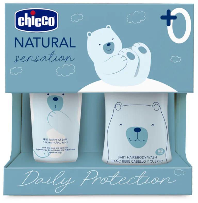 Chicco Natural Sensation Gel-Shampoo 200 ml + Balsamico Crème 150 ml