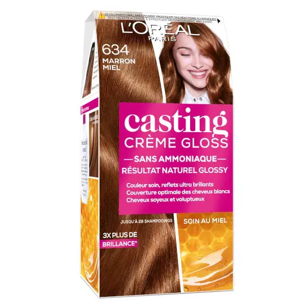 L'Oréal Casting Creme Gloss Honey Brown Colour 634
