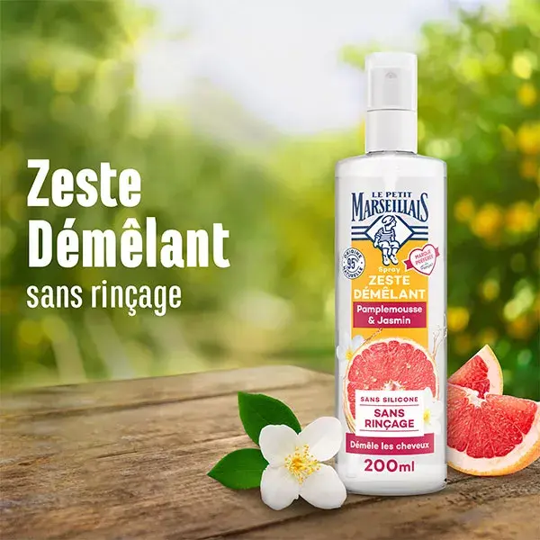 Le Petit Marseillais Spray Zeste Démêlant Pamplemousse & Jasmin 200 ml