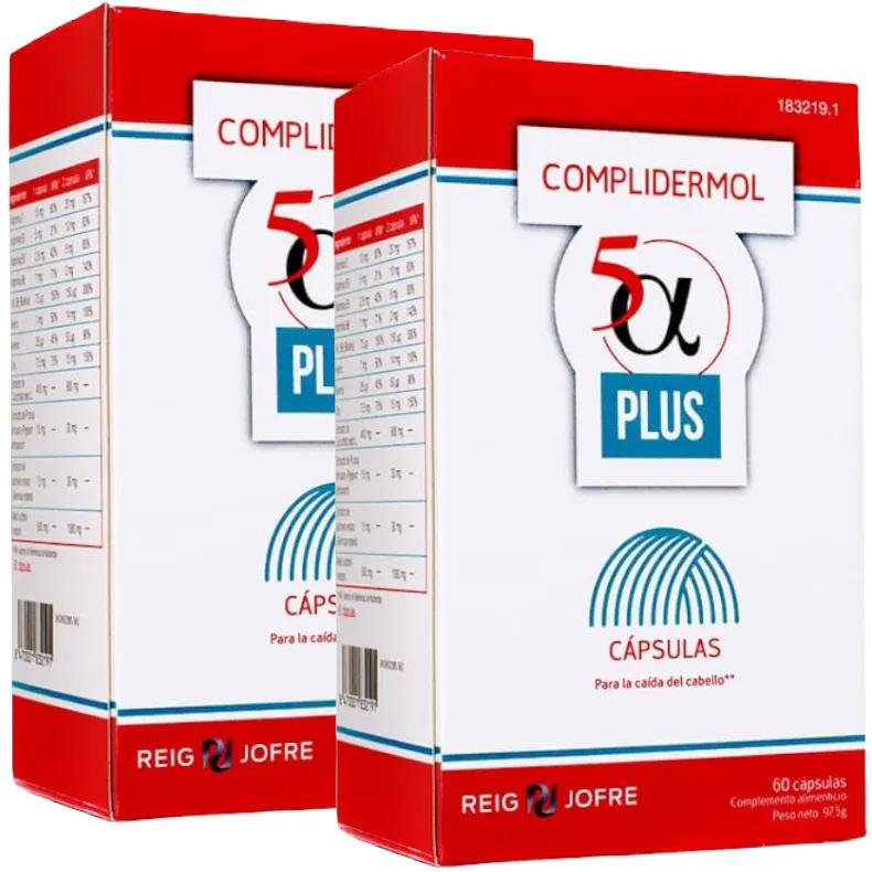 Complidermol 5 Alfa Plus 2x60 Anti-Haarausfall-Kapseln
