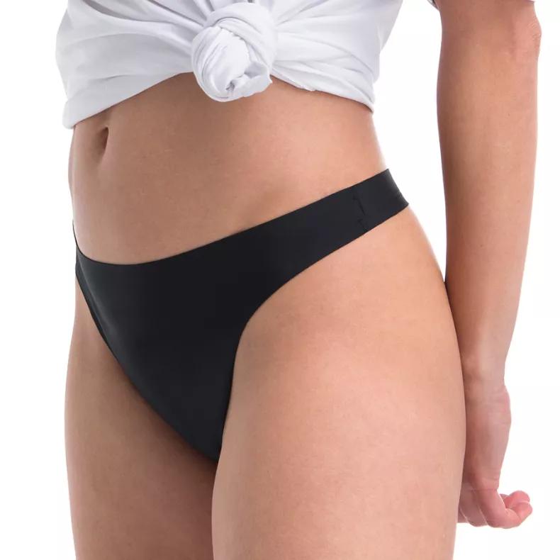 Kiwitas String menstruel confortable noir taille XS