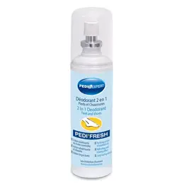 NutriExpert Pedi'Fresh Déodorant 2 en 1 Pieds et Chaussures 100ml 