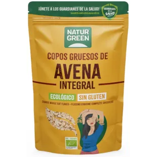 NaturGreen Organic Gluten-Free Coarse Oat Flakes 1 kg
