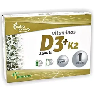 Pinisan Nutra Nature Vitamins D3 + K2 60 Capsules