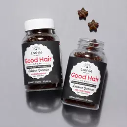 Lashilé Beauty Good Hair Men Anti-Chute Cheveux 60 gummies