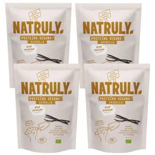 Natruly Organic Vegan Vanilla Protein 4x350g