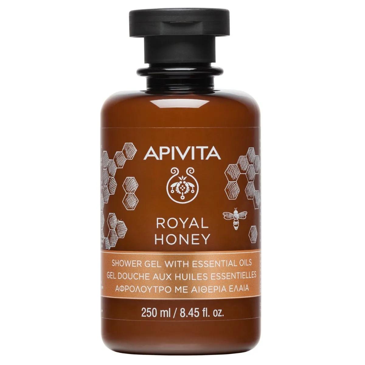 Apivita Royal Honey Gel Doccia Cremoso con Oli Essenziali Al Miele 250 ml