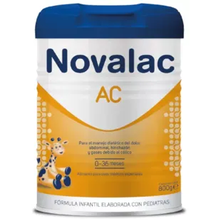 Novalac AC Leche Infantil Anti-hinchazón y Cólicos 0-36m 800 gr