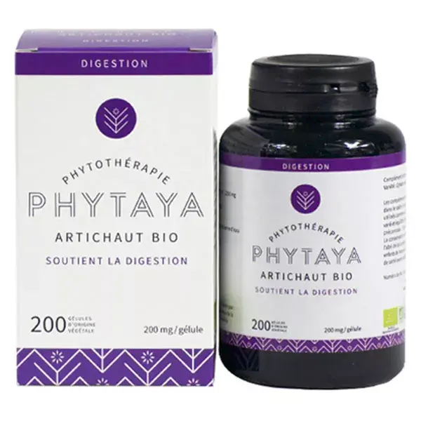Phytaya Digestion Artichaut Bio 200 gélules