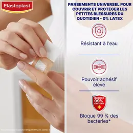 Elastoplast Classique Pansement Universel Antibactérien 6cm x 1m