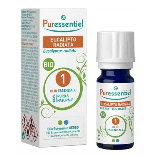 Puressentiel Olio Essenziale Eucalipto Radiata Bio Rilassante e Lenitivo 10 ml 