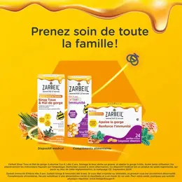 Zarbeil Gorge & Immunité Complément Alimentaire 24 Pastilles à Sucer