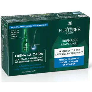 René Furterer Triphasic Reactional Tratamiento Anticaída 12 uds